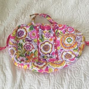 l Vera Bradley cosmetics bag Clementine print.